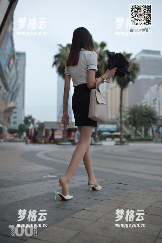 IESS异思趣向 - 最新！婉萍的灰丝小西装合集：事业女强人，我也想有份嘛！