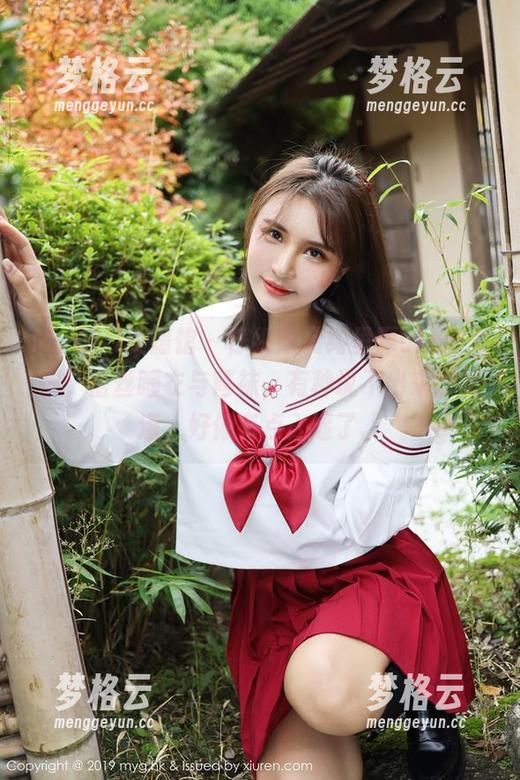 MyGirl美媛馆 - 仔细欣赏绮里嘉ula的美图，蕾丝睡衣与筒袜，有种说不出来的味道，好像有点入迷了。